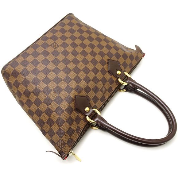 Louis Vuitton Damier Saleya PM Ebene Tote Bag Brown - Picture 4 of 7